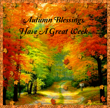 have a blessed week fall